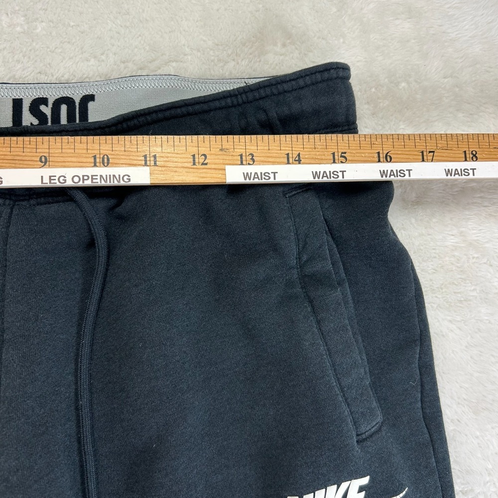 Nike Sportswear Essential Fleece Jogger Pants Mens L Black Drawstring Tapered - Picture 10 of 14